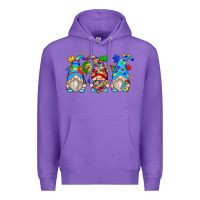 Purple autism gnomes Premium Hoodie - Zillion Design Studio