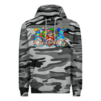 Slate Camo autism gnomes Premium Hoodie - Zillion Design Studio