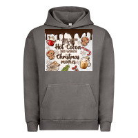 Pigment Tornado i just want to drink hot cocoa Urban Hoodie - MaliasSmallBusiness
