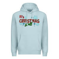 Blue Mist It's Christmas Y'all Season Winter Premium Hoodie - RanaPortraitStore