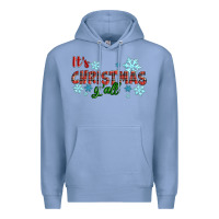 Colony Blue It's Christmas Y'all Season Winter Premium Hoodie - RanaPortraitStore