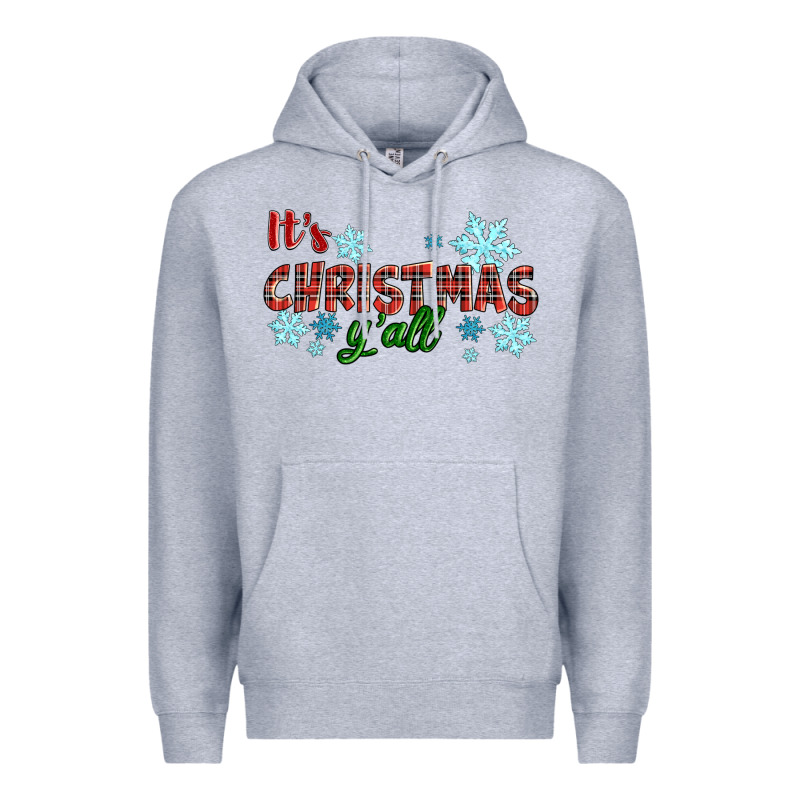 It's Christmas Y'all Season Winter Premium Hoodie by RanaPortraitStore | Teevron