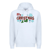White It's Christmas Y'all Season Winter Premium Hoodie - RanaPortraitStore