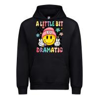 Black a little bit dramatic Urban Hoodie - MaliasSmallBusiness