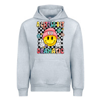 Heather Grey a little bit dramatic Urban Hoodie - MaliasSmallBusiness