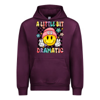 Mauve Wine a little bit dramatic Urban Hoodie - MaliasSmallBusiness