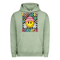 Pigment Oil Green a little bit dramatic Urban Hoodie - MaliasSmallBusiness