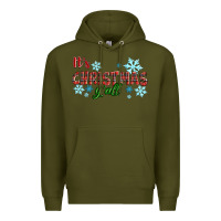 Army Green It's Christmas Y'all Season Winter Premium Hoodie - RanaPortraitStore