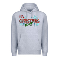 Heather Grey It's Christmas Y'all Season Winter Premium Hoodie - RanaPortraitStore