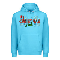 Ocean Blue It's Christmas Y'all Season Winter Premium Hoodie - RanaPortraitStore