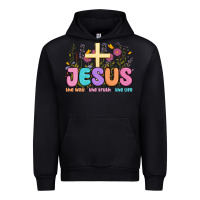 Black jesus the way the truth the life Urban Hoodie - MaliasSmallBusiness