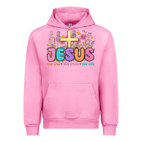 Fuchsia Pink jesus the way the truth the life Urban Hoodie - MaliasSmallBusiness