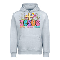 Heather Grey jesus the way the truth the life Urban Hoodie - MaliasSmallBusiness