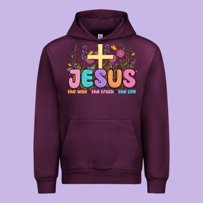 Urban Hoodie jesus the way the truth the life