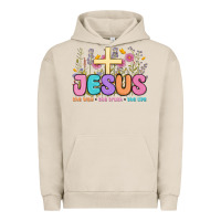Pigment French Oak jesus the way the truth the life Urban Hoodie - MaliasSmallBusiness