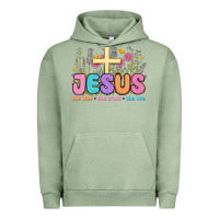 Pigment Oil Green jesus the way the truth the life Urban Hoodie - MaliasSmallBusiness