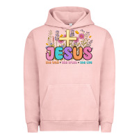 Pigment Salmon jesus the way the truth the life Urban Hoodie - MaliasSmallBusiness