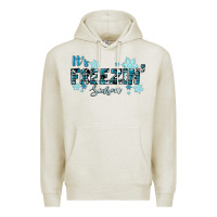 Oatmeal Heather It's Freezin Season Winter Premium Hoodie - RanaPortraitStore