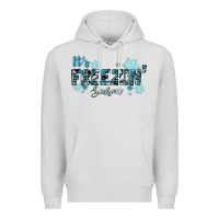 Dove Grey It's Freezin Season Winter Premium Hoodie - RanaPortraitStore