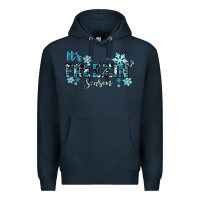 Navy It's Freezin Season Winter Premium Hoodie - RanaPortraitStore