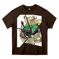 Chocolate Brown ROLL INITIATIVE Heavy Core Tee - Bettercallsaul
