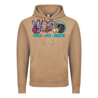 Vintage Coffee peace love racing Vintage Hoodie - AdoDesignShop