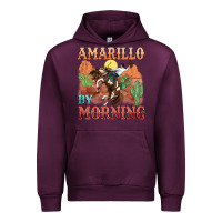 Mauve Wine amarillo by morning Urban Hoodie - MaliasSmallBusiness