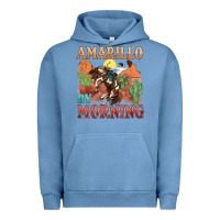 Pigment Pebble Blue amarillo by morning Urban Hoodie - MaliasSmallBusiness