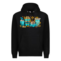 Black truck coffee cups Premium Hoodie - texasbilliewilder