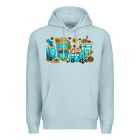 Blue Mist truck coffee cups Premium Hoodie - texasbilliewilder