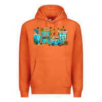 Carrot truck coffee cups Premium Hoodie - texasbilliewilder