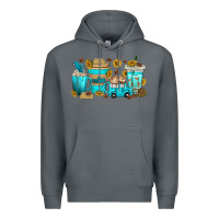 Rock truck coffee cups Premium Hoodie - texasbilliewilder