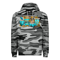 Slate Camo truck coffee cups Premium Hoodie - texasbilliewilder