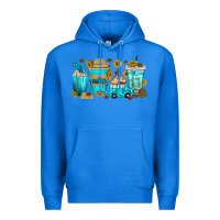 True Royal truck coffee cups Premium Hoodie - texasbilliewilder