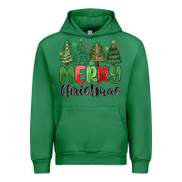 Emerald merry christmas trees Urban Hoodie - MaliasSmallBusiness