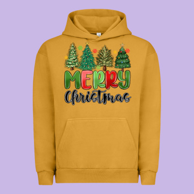 Urban Hoodie merry christmas trees