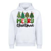 White merry christmas trees Urban Hoodie - MaliasSmallBusiness