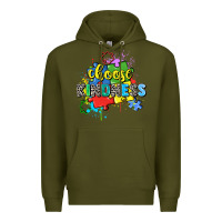 Army Green choose kindness Premium Hoodie - Zillion Design Studio