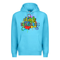 Ocean Blue choose kindness Premium Hoodie - Zillion Design Studio