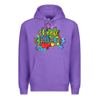 Purple choose kindness Premium Hoodie - Zillion Design Studio