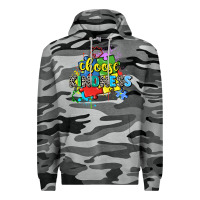 Slate Camo choose kindness Premium Hoodie - Zillion Design Studio