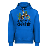 Cobalt creepin it country rodeo Urban Hoodie - MaliasSmallBusiness