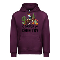 Mauve Wine creepin it country rodeo Urban Hoodie - MaliasSmallBusiness