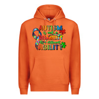Carrot autism is not a disability its a different ability Premium Hoodie - Zillion Design Studio