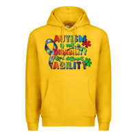 Lemon autism is not a disability its a different ability Premium Hoodie - Zillion Design Studio