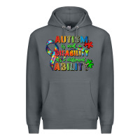 Rock autism is not a disability its a different ability Premium Hoodie - Zillion Design Studio