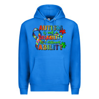 True Royal autism is not a disability its a different ability Premium Hoodie - Zillion Design Studio