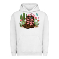 Pigment Lunar Rock cowboy boots with cactus Urban Hoodie - MaliasSmallBusiness