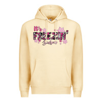 Pina Colada It's Freezin Season Pink Christmas Premium Hoodie - RanaPortraitStore