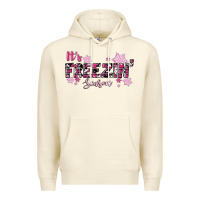 Sandshell It's Freezin Season Pink Christmas Premium Hoodie - RanaPortraitStore